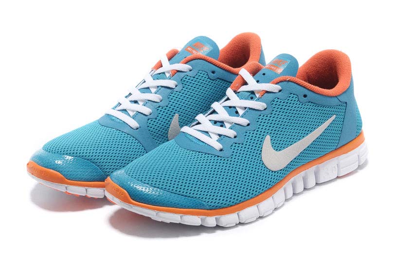 Nike Free 3.0 hommes bleus oranges nouvelles chaussures hommes (4)